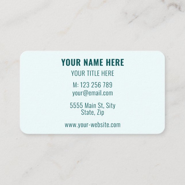 Cartão De Visita Promoção Personalizada de Cores Personalizadas de  (Verso)