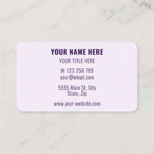 Cartão De Visita Promoção Personalizada do Nome de Empresa de Cor