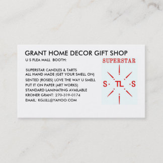 CARTÃO DE VISITA PROMOÇÕES DA ESTRELA MUNDIAL