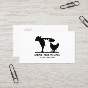 Cartão De Visita Proprietário de Fazenda de Gado