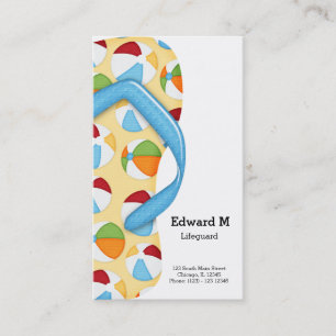 Cartão De Visita Proteção contra Inundação do sacudir