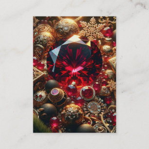Cartão De Visita  Provérbios 8:10–12 KJV Cards - XMAS Ruby Sabedori