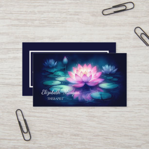 Cartão De Visita Psicólogo Terapeuta Paisagista Lotus