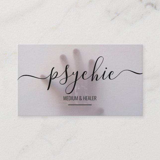 Cartão De Visita Psychic Medium Healer (Frente)