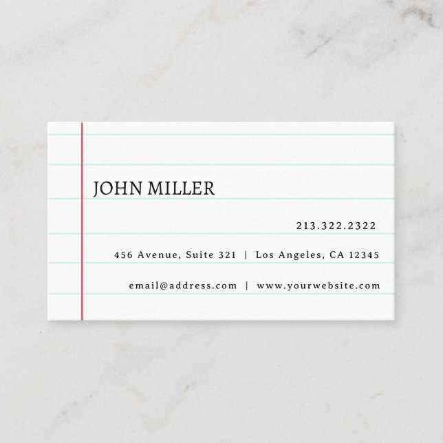 Cartão De Visita Publicação técnica de notebook elegante personaliz (Frente)