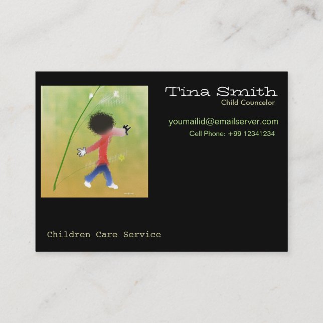 Cartão de visita - puericultura (Frente)