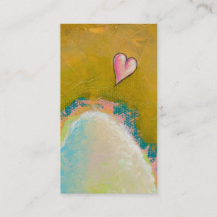Cartão De Visita Pulo da fé pouca pintura esperançosa da arte do