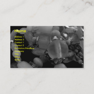 Cartão De Visita "Pulseira Tangled em preto" e no branco