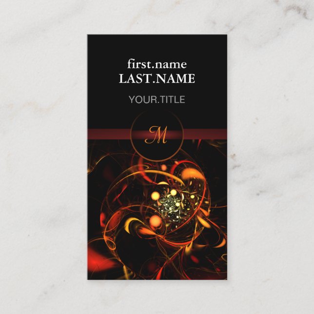 Cartão De Visita Pulso Legal Elegante Moderno Profissional (Frente)