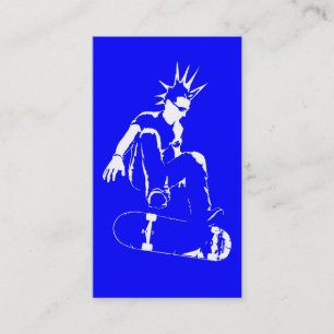 Cartão De Visita punk de skate