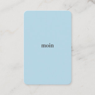 Cartão De Visita Pure Moin/Hello