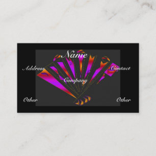 Cartão De Visita Purple Fantasia