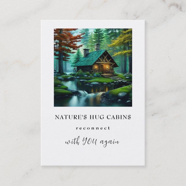 Cartão De Visita *~* QR Cabina de Algodão Russo de Fluxo Magical AP (Frente)