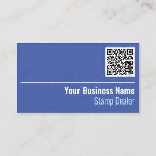 Cartão de Visita QR Code do Comerciante de Selos