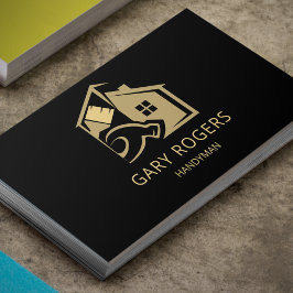 Cartão De Visita QR Code Reparo em Casa Prestador de Serviços