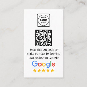 Cartão de Visita QR Link de Avaliação Google