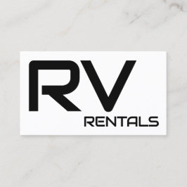 Cartão De Visita QR Personalizado de aluguel RV 🚐