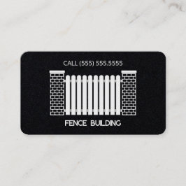 Cartão De Visita QR personalizado de criação de cerca