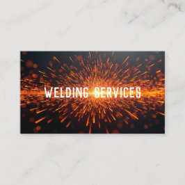 Cartão De Visita QR Personalizado de Serviços de Soldadura