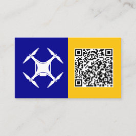 Cartão De Visita QR personalizado do piloto UAV