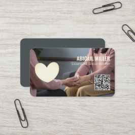 Cartão De Visita QR personalizado do trabalhador social