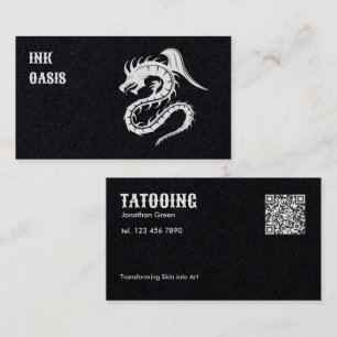Cartão De Visita QR Tattoo Studio