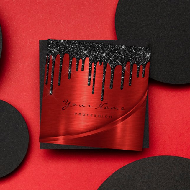 Cartão De Visita Quadrado A Depilação de Limpeza Provoca Lashes Maquiagem Un (Criador carregado)