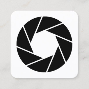 Cartão De Visita Quadrado Abertura