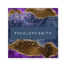 Abstrato de Agato Púrpura azul-castanho