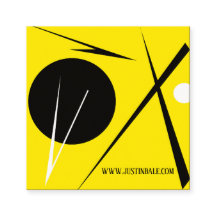 Abstrato de minimalismo moderno amarelo preto bran