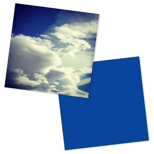 Cartão De Visita Quadrado Adicionar uma foto quadrada (Add A Square Photo Square Business Card)