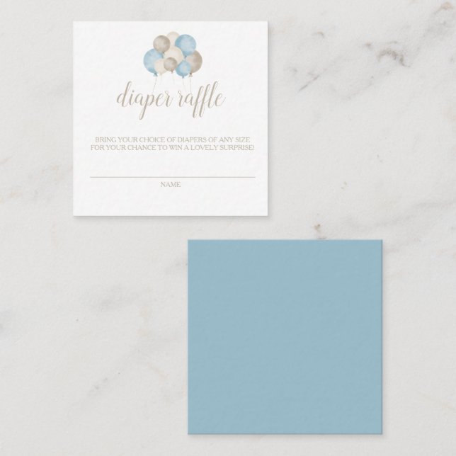 Cartão De Visita Quadrado Ah, garoto! Placa de Raffel de Fralda do Balão de  (Frente/Verso)