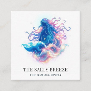 Cartão De Visita Quadrado *~* AP13 Healing Beach WAVE Birth of Venus 72