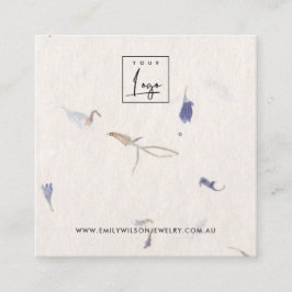 CARTÃO DE VISITA QUADRADO APRESENTAÇÃO DE OUVIDO DO ESTUDO DE PAPEL MÁXIMO P