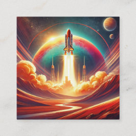 Cartão De Visita Quadrado arte surreal