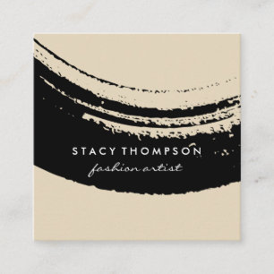 Cartão De Visita Quadrado Artesanato Bruto