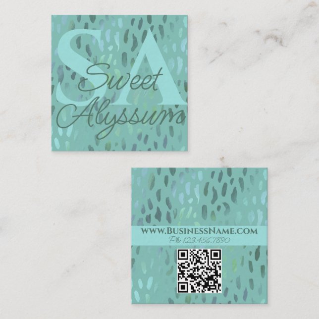 Cartão De Visita Quadrado Artesanato para cima Pop Promocional para cima, ve (Frente/Verso)