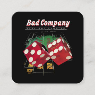 Cartão De Visita Quadrado Bad Company Blues Um Tributo a Paul Rodgers