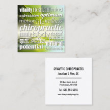 Benefícios do Chiropractic Word Collage Chiropract