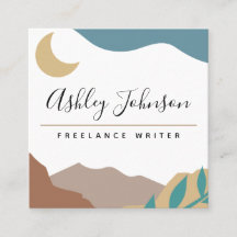 Boho Brown Monges Moon Pastel Bohemian Abstrato