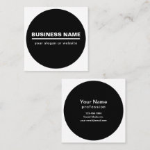 Bold Modern Business Name Modelo | B&W