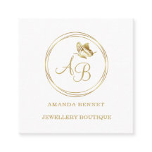 Borboleta Dourada, monograma feminino com estrutur