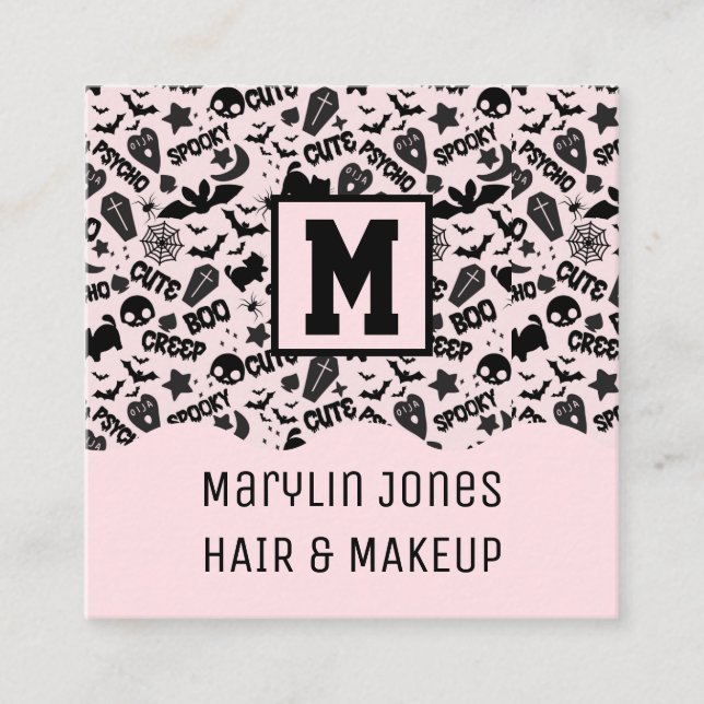 CARTÃO DE VISITA QUADRADO BURACA E MALUCA (Frente)