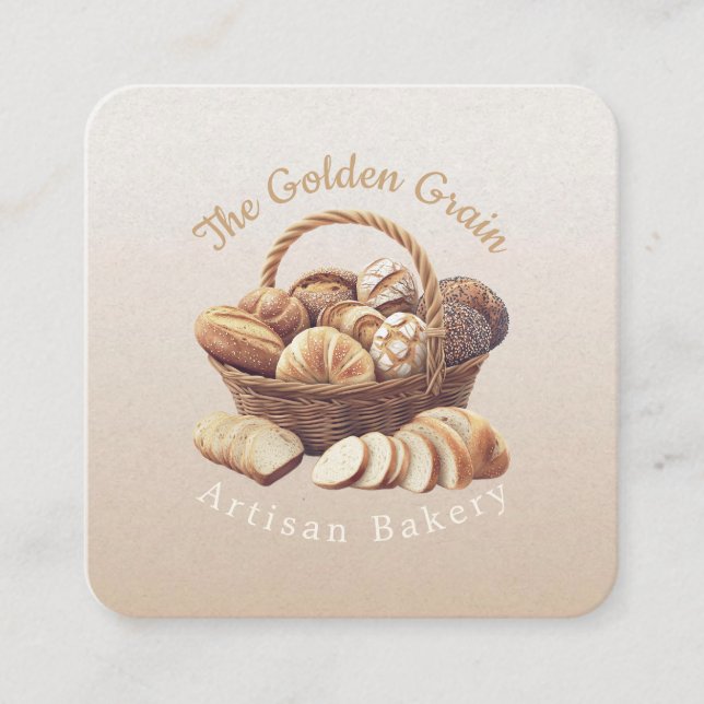 Cartão De Visita Quadrado Business Card (Frente)