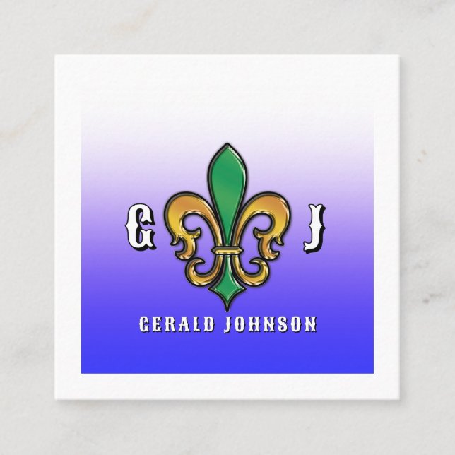 Cartão De Visita Quadrado Business Card (Frente)