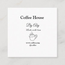 Café feito com amor adicionar texto site social