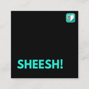 Cartão De Visita Quadrado Caramba!