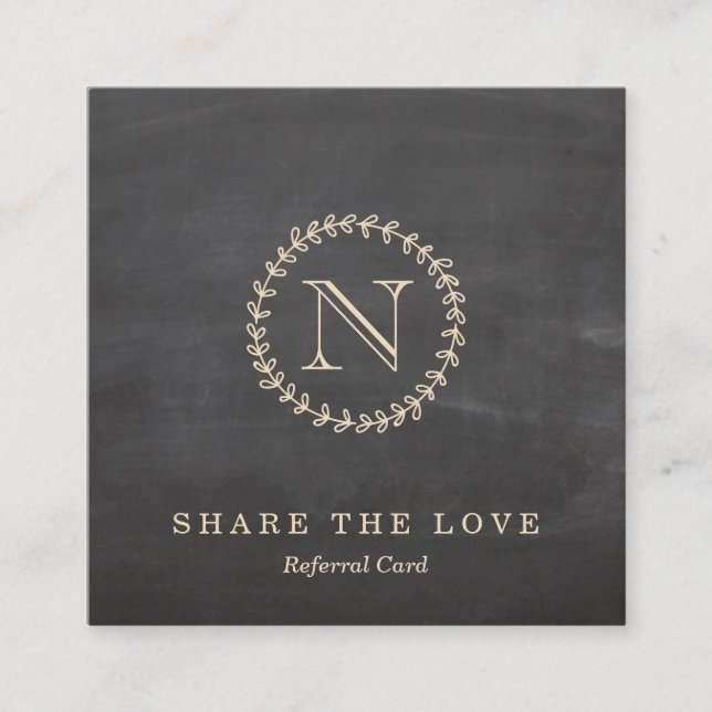 Cartão De Visita Quadrado Cartão elegante da referência do quadrado do (Frente)