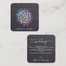 Casamento Rustic Eucalyptus Botanical QR Code