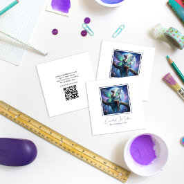 Cartão De Visita Quadrado Celestial Fairy Jewelry Delights